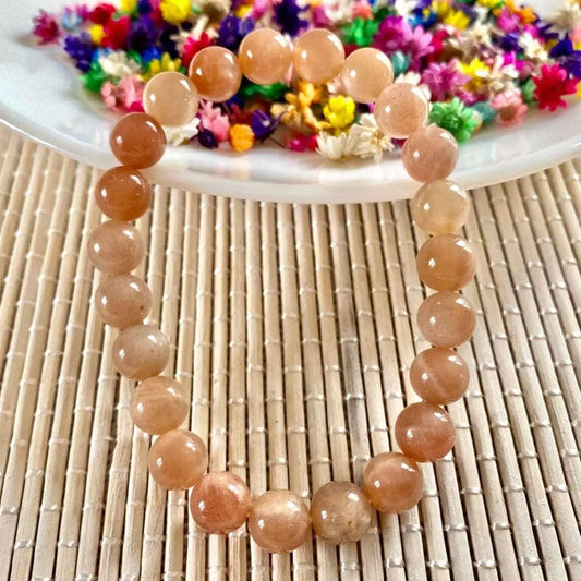 Bracelet Pierre de soleil 6 ou 8mm (optimisme) bracelet [mes jolis cristaux]
