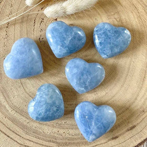 Coeur de Calcite bleue (calme le mental / communication) Coeur [mes jolis cristaux]