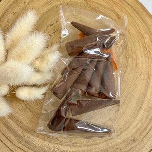 Encens Sauge Blanche et Palo Santo en cônes encens [mes jolis cristaux]