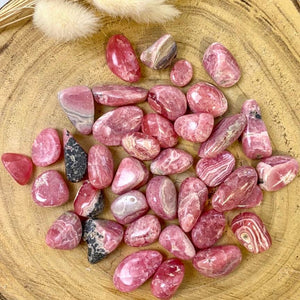 Rhodochrosite (compassion / guérison du coeur) pierres roulées [mes jolis cristaux]