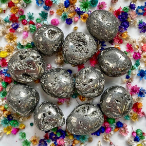 Pyrite (abondance / chance) pierres roulées [mes jolis cristaux]