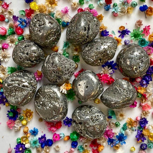 Pyrite (abondance / chance) pierres roulées [mes jolis cristaux]