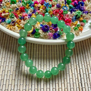 Bracelet Aventurine verte (aller de l'avant / chance) Bracelets [mes jolis cristaux]