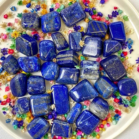 Lapis Lazuli (intuition / introspection) pierres roulées [mes jolis cristaux]