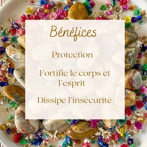 Agate Crazy Lace (protection / dynamise) pierres roulées [mes jolis cristaux]