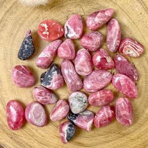 Rhodochrosite (compassion / guérison du coeur) pierres roulées [mes jolis cristaux]