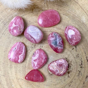 Rhodochrosite (compassion / guérison du coeur) pierres roulées [mes jolis cristaux]