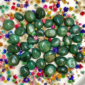 Fuchsite (relativiser / confiance en soi) pierres roulées [mes jolis cristaux]