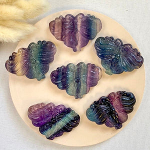 Papillon en Fluorite (concentration / créativité) formes libres [mes jolis cristaux]
